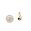 Pendant Slide .06ctw Round Diamonds .50ct Red Ruby 14ky .8x.3" 1.76g 126050059