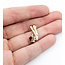 Pendant Slide .06ctw Round Diamonds .50ct Red Ruby 14ky .8x.3" 1.76g 126050059