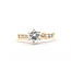 Ring Tappered .60ctw Round Diamonds 14ky 2.35mm Sz5.5 2.9g 126050043