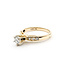 Ring Tappered .60ctw Round Diamonds 14ky 2.35mm Sz5.5 2.9g 126050043