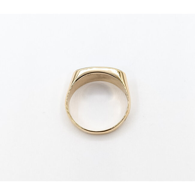 Ring East/West 2ct Jade 9ky 7.5mm Sz8.5 4.65g 126050067