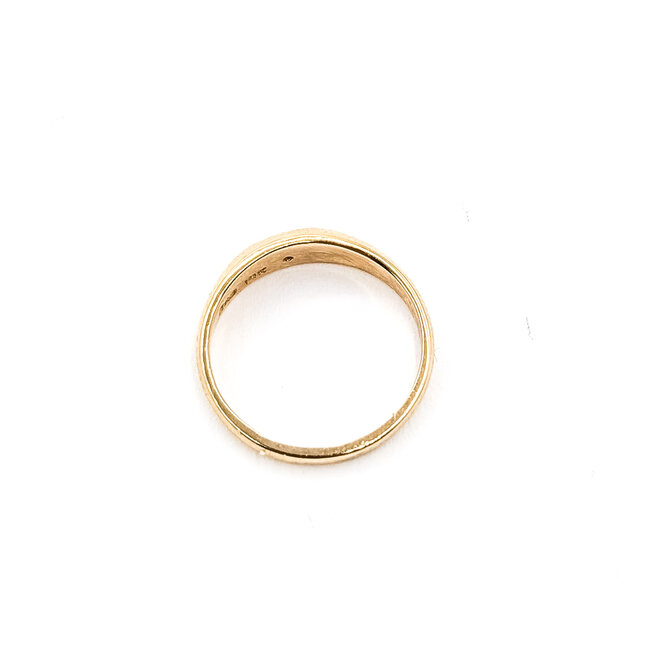 Ring Solitaire .01ct Round Diamond 14ky 3.5mm Sz2 1.2g 126050044