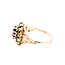 Ring Scroll 2ctw Red Garnet 10ky 13.5mm Sz5.5 2.73g 126050071