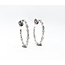 Earrings Ivanka Trump Inside/Outside Hoops 3.72ctw Round, Baguette & Marquise Diamonds 14ky 3mm 1.3x1.1" 8.37g 126050039