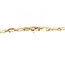 Anklet Paperclip Link Enamel Disc 14ky 3mm 9.5" 3.77g 126052020