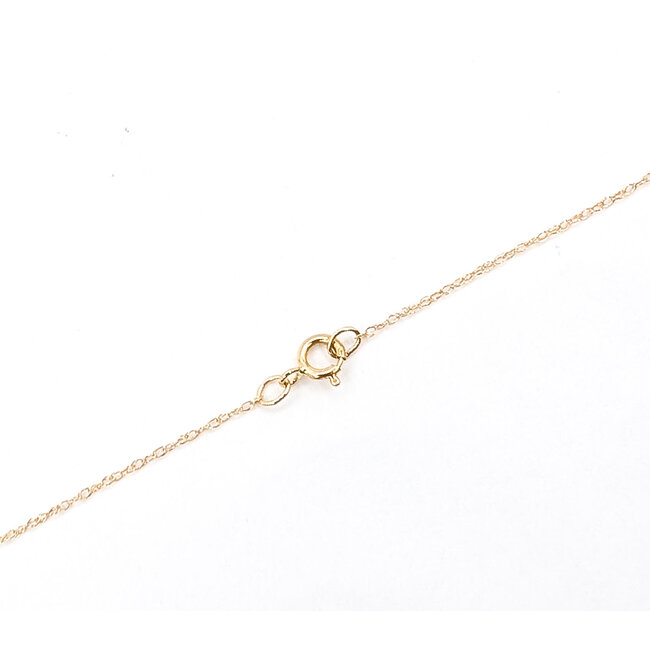 Pendant Cross W/Chain 0.40ctw Round Diamonds 0.45ctw London Blue Topaz 10ky 18" 1.49g 126040087