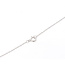 Necklace Quatrefoil 0.15ctw Round Diamonds 0.65ctw Blue Sapphire 14kw 18" 1.62g 126040084