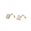 Earrings Stud Square .25ctw Round Diamonds 10ktt .75x.55" 2.93g 226050025