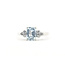 Ring 7-Stone .10ctw Round Diamonds 1.2ct Sky Blue Aquamarine 14kw 2mm Sz5 2.43g 226050038