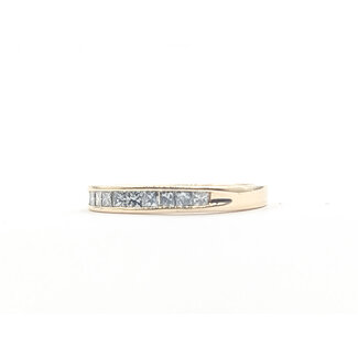 Ring Bridal .20ctw Princess Diamonds 14ky 2.8mm Sz5 1.66g 226050051