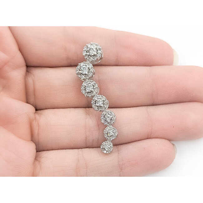 Pendant Journey 1.00ctw Round Diamonds 10kw 1.5x.4" 2.32g 226050026