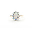 Ring 9-Stone .82ctw Crystal Opal 10ky Sz7 3.01g 226050056