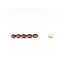 Earrings Bar 4.40ctw Red Garnet 14ky 1.12x.1" 2.52g 226050045