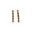 Earrings Bar 4.40ctw Red Garnet 14ky 1.12x.1" 2.52g 226050045