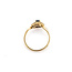 Ring Halo .12ctw Round Diamonds .25ct Blue Sapphire 14ky 9mm Sz5 1.98g 226050050