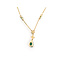 Necklace V-Drop .04ctw Round Diamonds 10ky 17" 2.22g 226050032