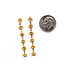 Earrings Dangle .10ctw Round Diamonds 1.6ctw Golden Citrine 10ky 1.6x.12" 3.6g 226050028