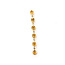 Pendant Dangle .07ctw Round Diamonds .90ctw Golden Citrine 10ky 1.9x.2" 2.08g 226050033