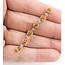 Pendant Dangle .07ctw Round Diamonds .90ctw Golden Citrine 10ky 1.9x.2" 2.08g 226050033