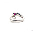 Ring Bypass 0.25ctw Round Diamonds 1.50ctw Ruby 900pt 16mm Sz7 29.45g 126040081