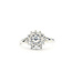 Ring Cluster .60ctw Round Diamonds 14kw 2mm Sz8.75 3.16g 226050044