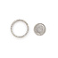 Pendant Circle .75ctw Round Diamonds 10kw 1.05" 3.55g 226050024