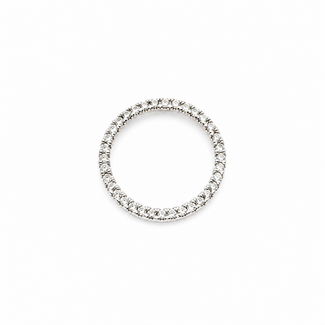 Pendant Circle .75ctw Round Diamonds 10kw 1.05" 3.55g 226050024