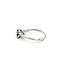 Ring Floral .05ct Round Diamond .33ctw Blue Sapphire 14kw 2mm Sz8.5 3.02g 226050041