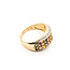 Ring Cluster .10ctw Round Diamonds 1.50ctw Pastel Blue, Yellow, Pink Sapphire 14ky 10mm Sz8.5 5.99g 226050039