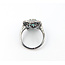 Ring Shield 1.76ctw Round Diamonds 3.82ctw Green Emeralds 900pt 22x14.5mm Sz7 7.2g 126060002