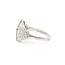 Ring Oval Cocktail 1.30ctw Round Diamonds 900pt 15mm Sz6 5.3g 126060009
