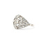 Ring Oval Cocktail 1.30ctw Round Diamonds 900pt 15mm Sz6 5.3g 126060009