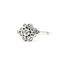 Ring Flower Bezel .90ctw Round Diamonds 900pt 10mm Sz7 3.4g 126060011