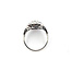 Ring Cocktail 1.50ctw Round Diamonds .67ctw Blue Sapphires 900pt 20mm Sz6.5 5.94g 126060010