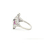 Ring Scalloped Cross Shield .82ctw Round Diamonds 1.05ctw Red Rubies 900pt 21mm Sz6 5.5g 126060007