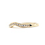 Ring Contour .12ctw Round Diamonds 14ky sz7 1.44g 124030455