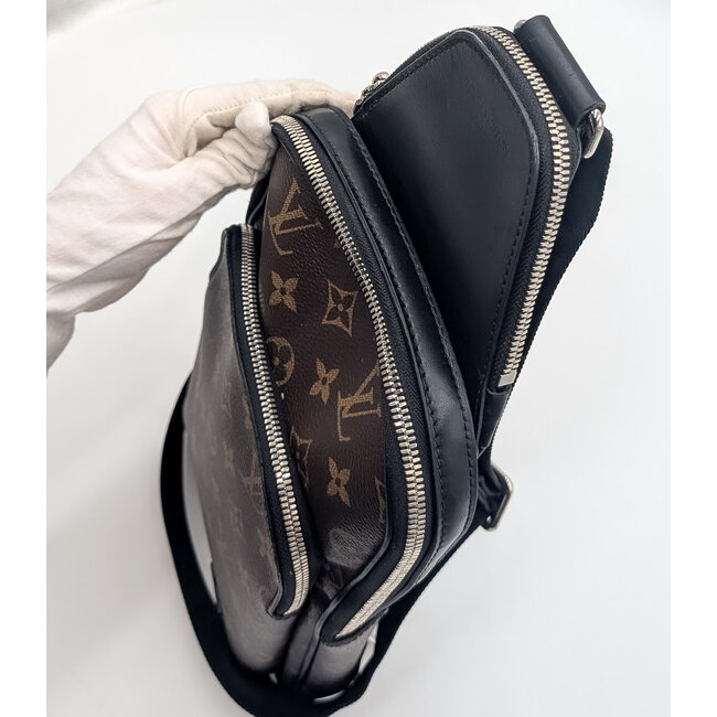 Handbag Louis Vuitton Avenue Sling bag Monogram Macassar Canvas 126055062
