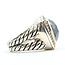 Ring David Yurman Albion Collection Cable .28ctw Round Diamonds 15x15mm Black Onyx 925 19x19mm Sz6 17.61g 126060012