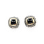 Earrings David Yurman Cable Stud 6x6mm Black Onyx 925 13.5mm 8.8g 126060014