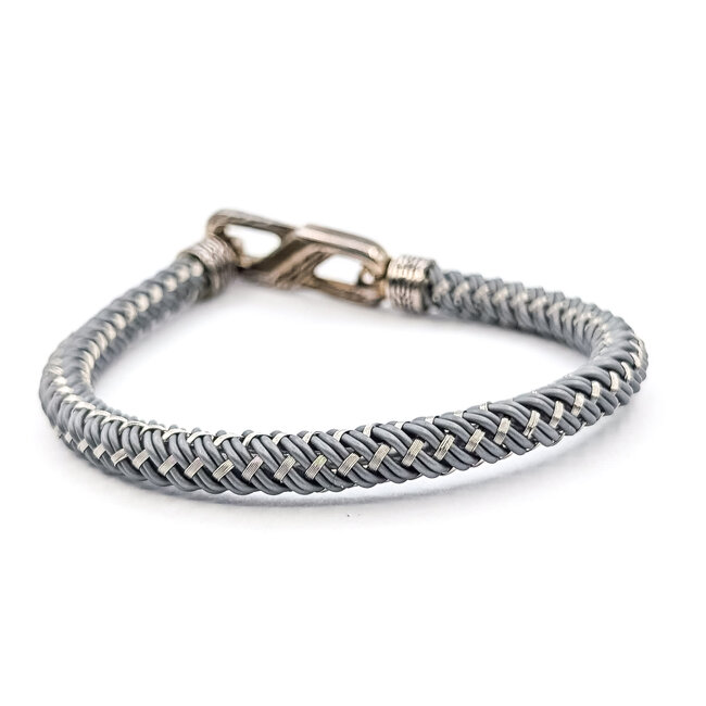 Bracelet John Hardy Woven Stainless/925 6mm 7.25" 13.26g 126052033