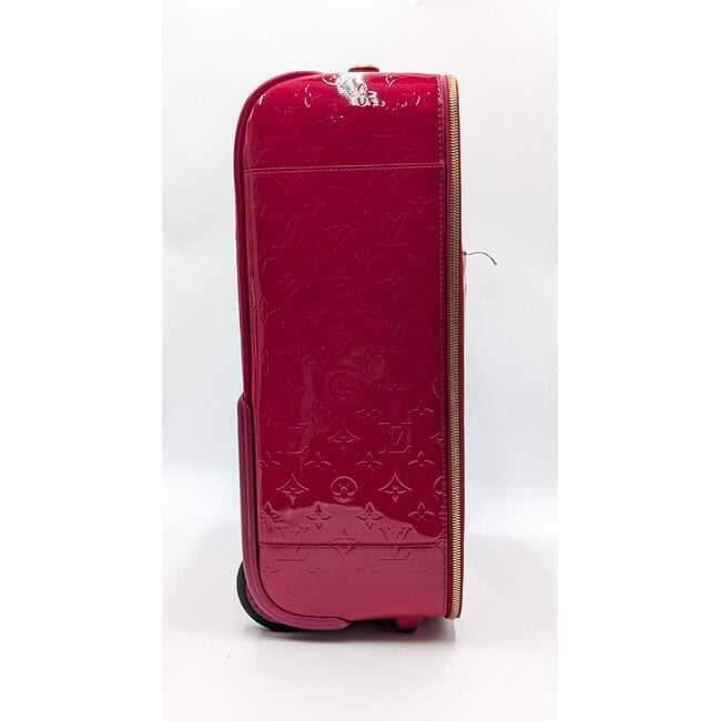 Luggage Louis Vuitton Pegase 45 Red Vernis Suitcase 126055045