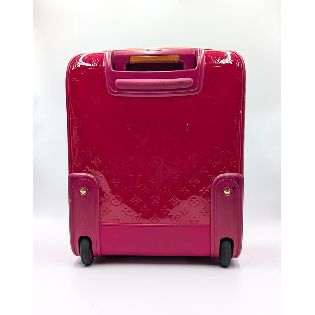 Luggage Louis Vuitton Pegase 45 Red Vernis Suitcase 126055045