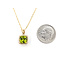 Pendant 1.67ctw Peridot 14ky 125110112