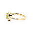 Ring 0.14ctw Diamonds 0.8ct Peridot14ky sz7.25 2.88g 125110132