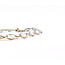 Bracelet Tennis 12ctw Sky Blue Aquamarine 14ky 6.6mm 7" 6.68g 126050069