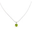 Pendant 2.5ct Peridot 14kw 8mm 125110122