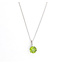Pendant 2.5ct Peridot 14kw 8mm 125110122