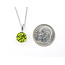 Pendant 2.5ct Peridot 14kw 8mm 125110122
