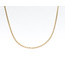 Necklace Double Curb Link 14ky 2.5mm 20" 4.57g 126052029