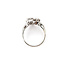 Ring Cluster 1.6ctw Round & Baguette Diamonds Diamonds 14kw 15mm Sz6.5 4.44g 226050011